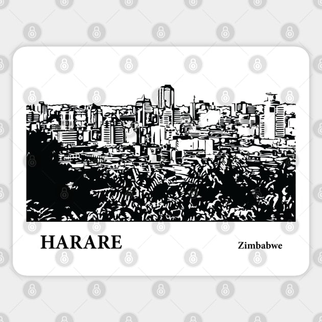Harare Zimbabwe Sticker by Lakeric